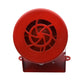 Red Air Raid Siren Horn Alarm 110dB Driven Air Raid Siren Horn Alarm Loud Air Horn for Car Boat Truck Motorcycle Speaker 12 Volt