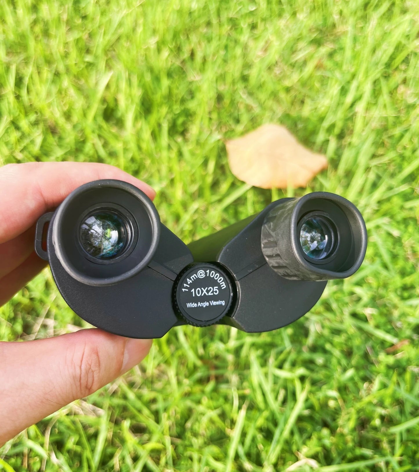 Binoculars 10X25 HD Mini Portable Telescope BAK4 FMC Coated Telescope Outdoor Bird Watching Hunting Travel Camping Ball Game