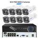 4K Security Camera System 8CH POE NVR 8MP Face Detect Color Night Vision Two Way Audio IP Camera Security Video Surveillance Set