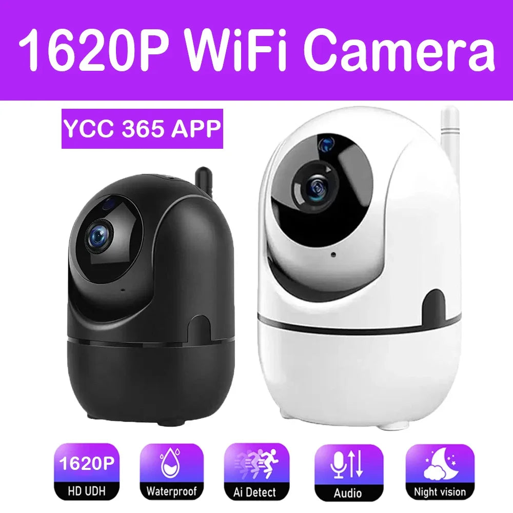 Wifi IP Security Camera Camera Smart Home Auto Tracking Ptz optical zoom Full Night Vision Network Wireless CCTV Video