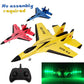 FX620 RC Plane 2.4G With LED Lights Aircraft Remote Control Flying Model Glider Airplane SU-35 EPP Foam Toys For Children Gift