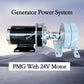 3KW 5KW 8KW 12V 24V Power System Energy Unit 3Phase Alternator Permanent Magnet Generator With DC Motor Full Set For Load AC