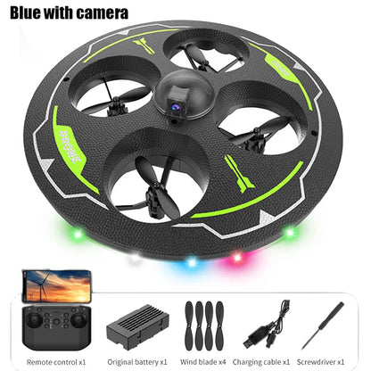 Drone with Camera Foam UAV Ufo Intelligent Obstacle Avoidance Aerial Aircraft Mini RC Helicopter Dron Toys for Kids Christmas