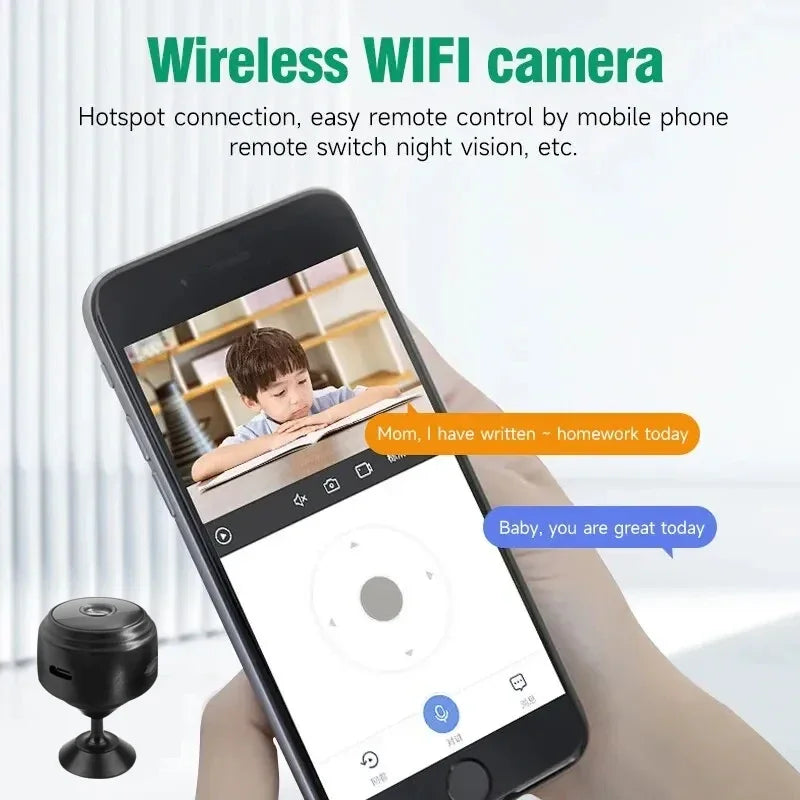 Surveillance Cameras A9 HD Wifi Smart Monitor Surveillance Cameras Sensor Camcorder Web Video Home Safety Wireless Security