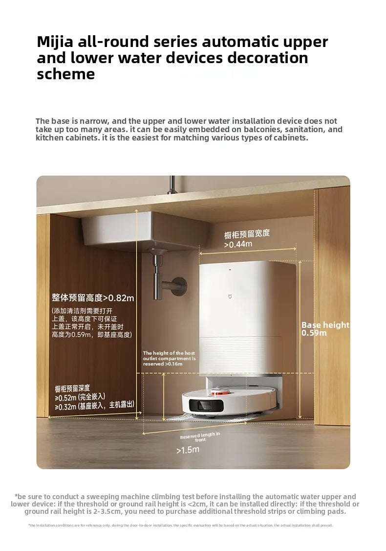 Mi Robot Vacuum M30S Auto Clean Sweep Mop Wash All in One