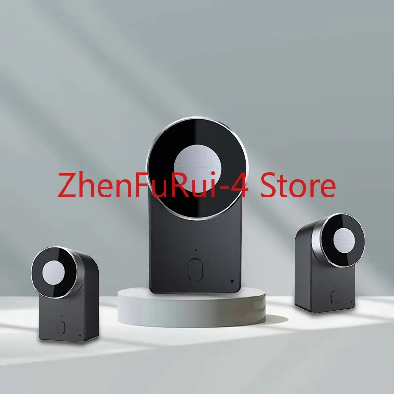 Smart Door Lock with Tuya App Aluminum Bluetooth Smartlock for Glass Aluminum and Wood Door Smartphone Compatible