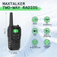 2PCS Mini Walkie Talkie Portable Two-Way Radio UHF Transceiver Set Walkie-talkies Radio Walkie Talkies for Children and Adults
