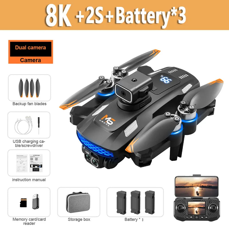 Xiaomi Mijia M6 Drone Brushless Motor Professional 8K HD Aerial Photography Obstacle Avoidance UAV Four-Rotor Helicopter Toys
