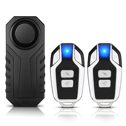 Awapow Bicycle Alarm 113dB Waterproof Motorcycle Security Burglar Wireless Remote Control Electric Scooter Bike Anti theft Alarm