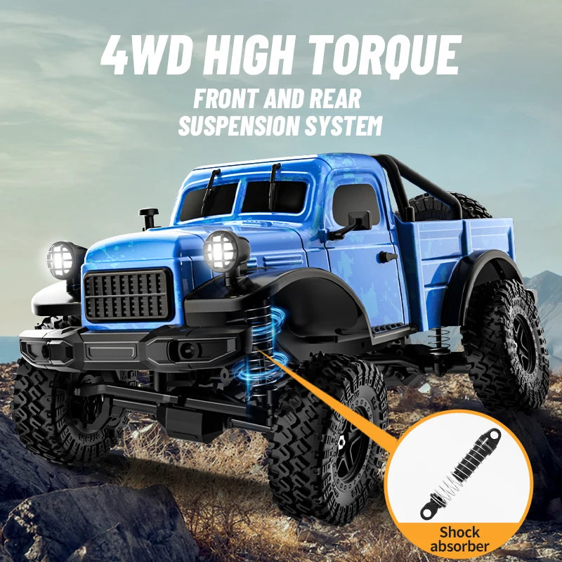 C8813 RC Car Simulation Climbing 4WD Off-road Remote Control Crawler 2.4G Radio Controlled Climbing Vehicle Model Toys for Kids