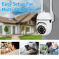 8MP Wireless Security Surveillance Camera Wifi IP Outdoor 4X Zoom Cameras Smart Home CCTV AI Human Tracking Two-way Audio HD Cam