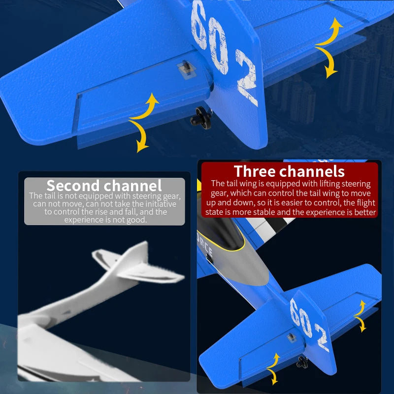 RC Plane KF602 Professional 2.4G Radio Remote Control Airplane EPP Foam Aircraft  Glider Flying Model Toys For Children Gifts