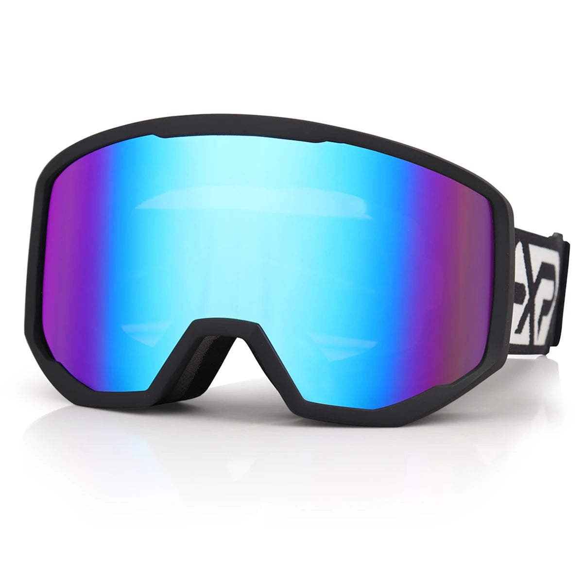 EXP VISION-Ski Goggles for Men and Women, OTG Anti Fog, UV Protection, Snowboard Glasses, Winter Eye Wear