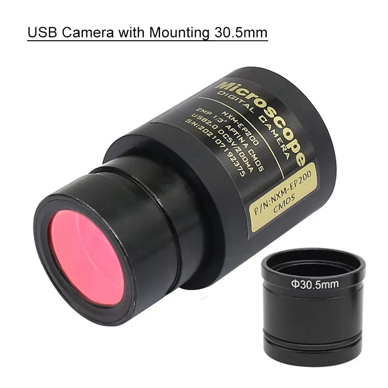 Microscope Electronic Eyepiece 2.0MP CMOS USB Camera Mounting Diameter 23.2mm 30mm 30.5mm for Bio-microscope Stereo Microscope