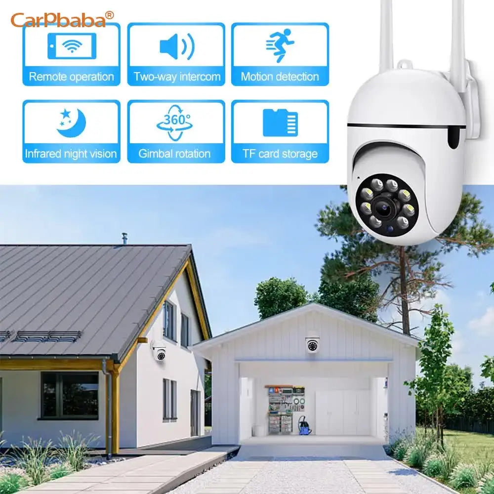 iCam365 APP IP Camera Smart Outdoor Home Security WIFI CCTV Surveillance with Color Night Vision Wireless HD 2-Way Audio 1080P