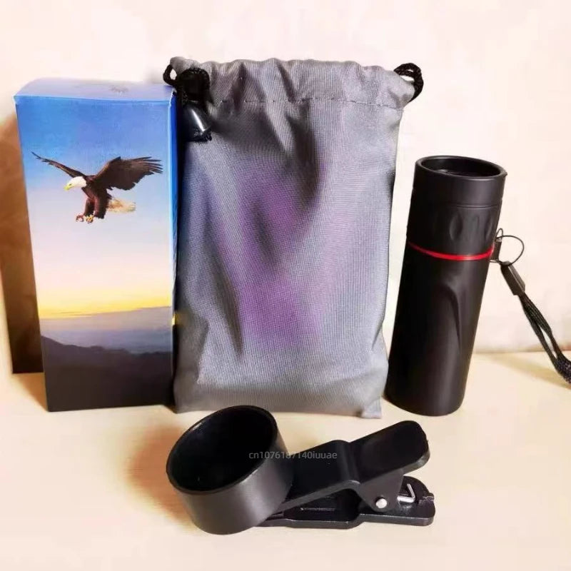 Telescope 2000x25, Outdoor Monocular Telescope, High Magnification High-definition Mini Portable, for Sightseeing and Hunting