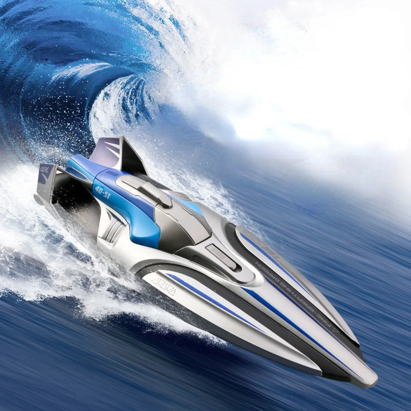 2025 Hot 35 KM/H RC High Speed Racing Boat Speedboat Remote Control Ship Water Game Kids Toys Children Gift remote control boat