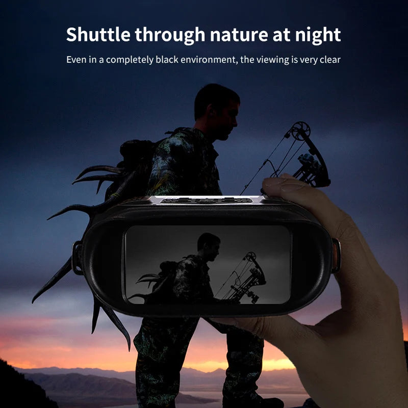 5K Night Vision Binoculars HD Full Dark 500M With Screen Digital Zoom Infrared Goggles Observing Animals Camping Hunting