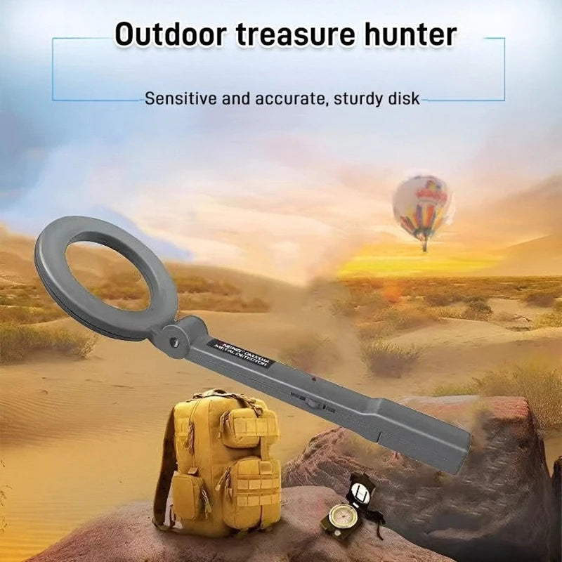 LED Flashing Alarm Metal Detector High Sensitive Detection Handheld Scanning Detection Instrument Metal Detector Tracker Finder