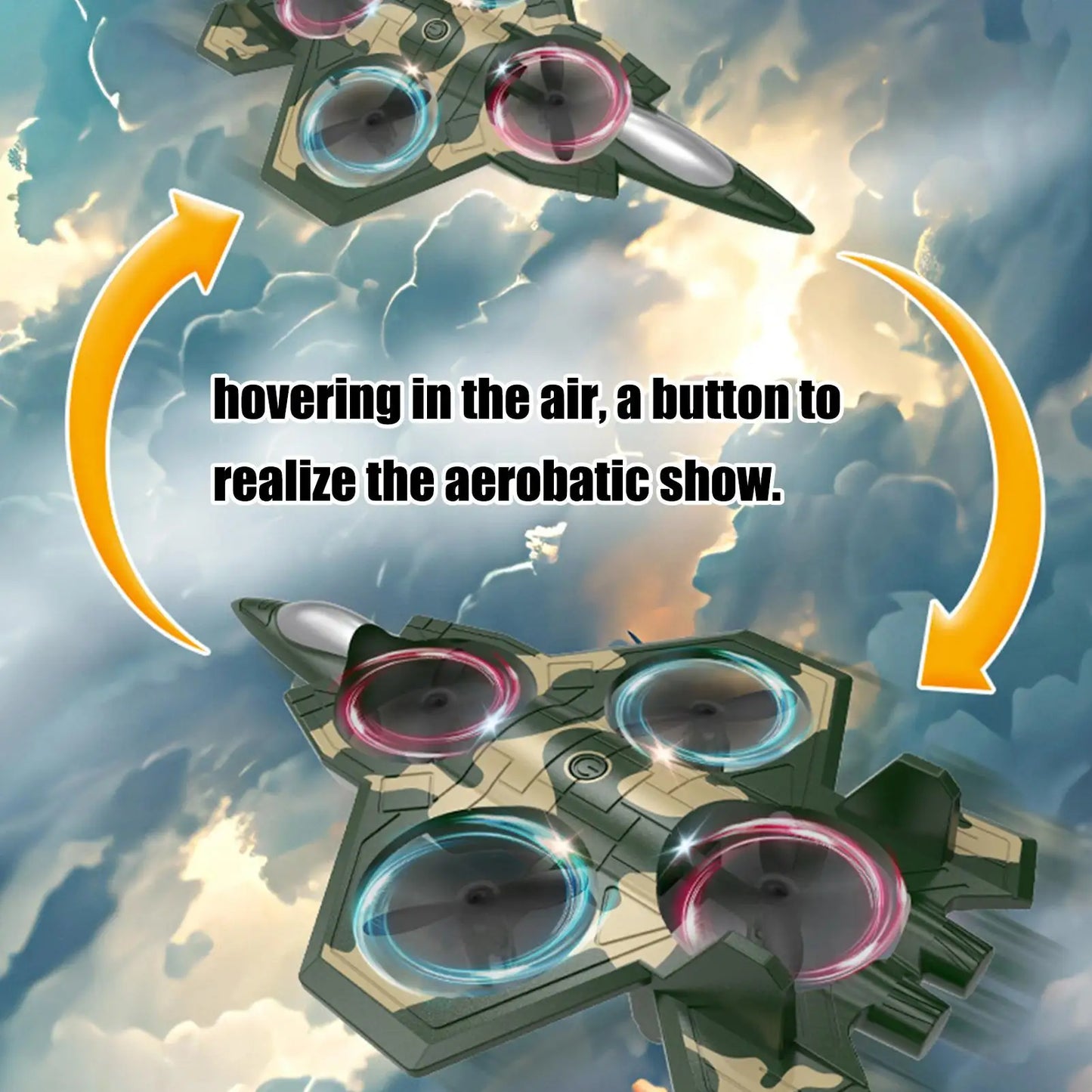 RC Plane Remote Control Airplane For Adults 2.4Ghz Stunt Roll Fighter Outdoor Games Flying Toys For Adults Girls Boys Beginners