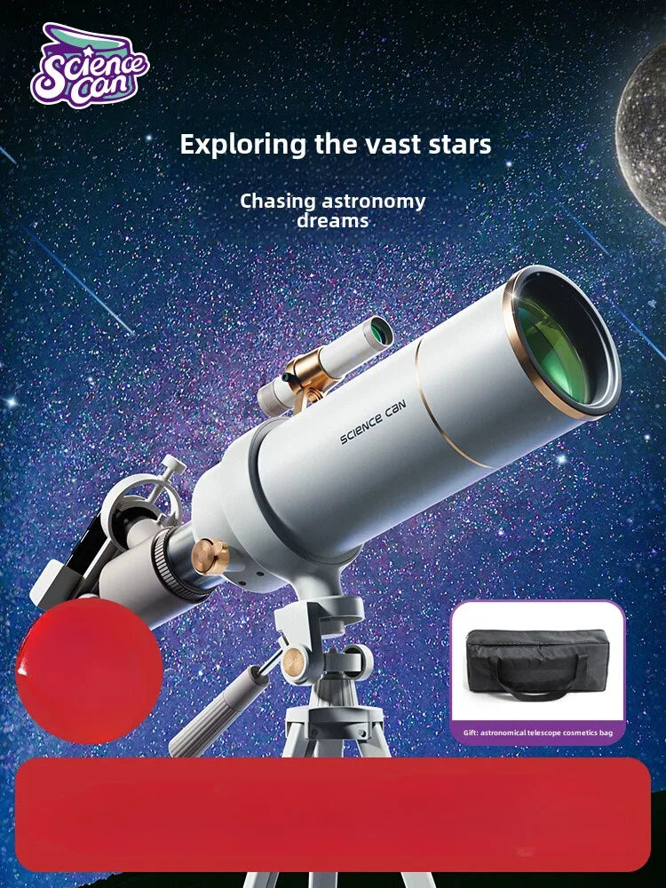 Entry Level Astronomical Telescope for Children Boys with High Magnification and Clear Vision for Star Watching
