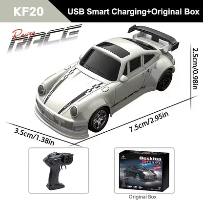1∶64 2.4G High Speed Drift Rc Car 4WD Remote Control Car Four Wheel Drive Radio Controlled Mini RTR Racing Model Boys Toys Gifts