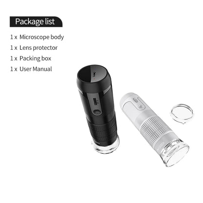 Digital Microscope Wireless Pocket Handheld USB Microscopes 50x-1000x Zoom Inspection Camera Compatible with iPhone Android PC