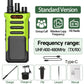 TC-318 Walkie Talkies UHF Group Call Wireless Copy Frequency VOX Support Type-C Two Way Radio for Hunting  BF-1909 UV-32 UV-98