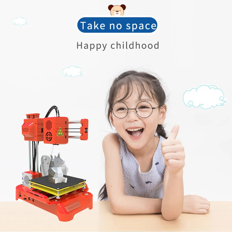 Easythreed 3D Printer K9 Easy To Use One-click Print Mainboard With Magnetic Platform Desktop Mini Printer K7 For Beginner