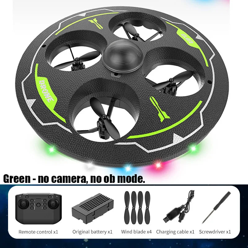 Drone with Camera Foam UAV Ufo Intelligent Obstacle Avoidance Aerial Aircraft Mini RC Helicopter Dron Toys for Kids Christmas