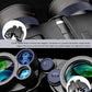 1500m Marine Binoculars for Adults 8x40 with Rangefinder and Compass IP65 Waterproof Marine UHD Binoculars Field of View 8°,