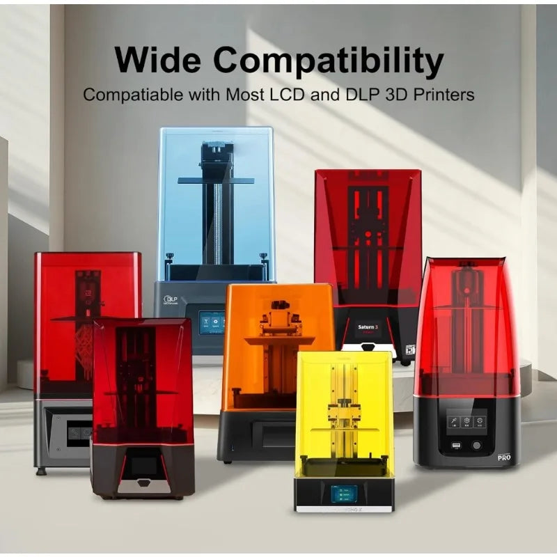 High Temperature 3D Printer Resin,Fast Curing,405nm UV Curing 3D Photopolymer Resin,High Temperature Resolution Resistance