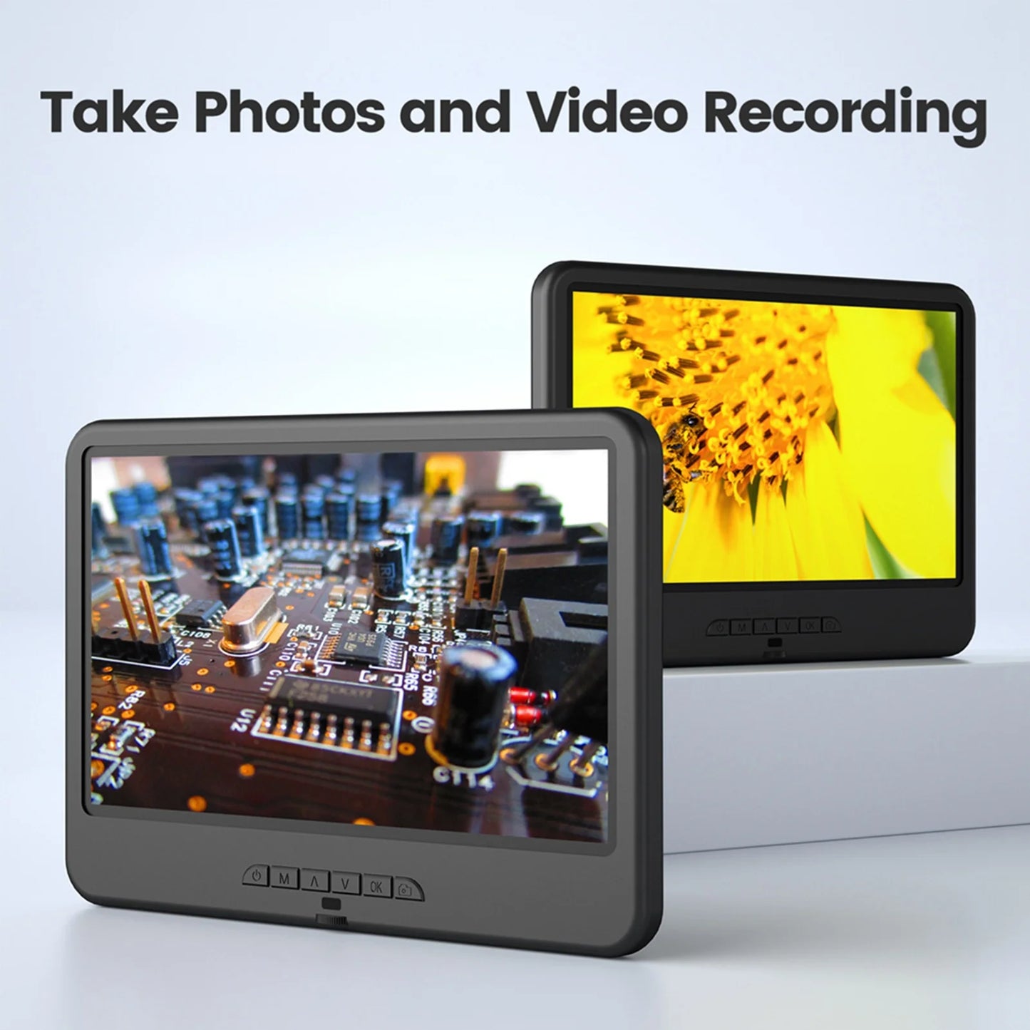 Electronic Microscope 10.1in LCD Display 12MP Digital Industrial Maintenance Magnifier Microscope for Circuit Board Identificati