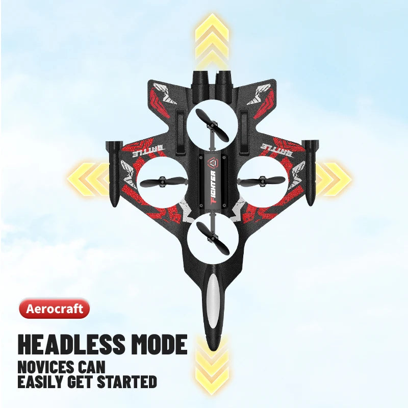 RC Airplane 2.4G EPP Foam Remote Control Plane Drone Kid-Friendly Hobby Fighter Jet Glider Toy for Boys Girls Birthday Gift