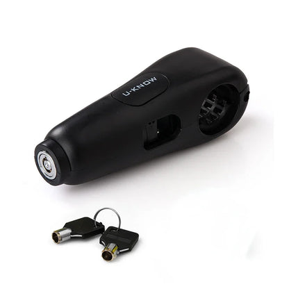 100DB Alarms Sound Motorcycle Handlebar Lock Scooter Electric Vehicle Bicycle Safe Anti-theft Accelerator Brake Lock Padlocks