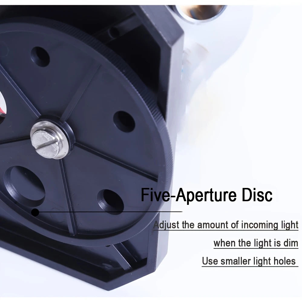 Monocular Optical Microscope 64X-2400X Microscope School Science Experimental Biology Microscope Digital Microscope for Children