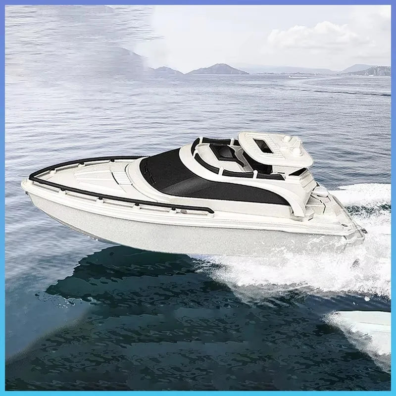 Remote Control Boats Can Be Launched To Simulate High-Speed Speedboats Electric Steamboats Children Boys Water Park Toys Outdoor