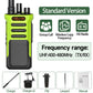 TC-318 Walkie Talkies UHF Group Call Wireless Copy Frequency VOX Support Type-C Two Way Radio for Hunting  BF-1909 UV-32 UV-98