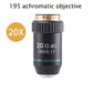 Biological Microscopes Lens 4X 10X 20X 40X 60X 100X(oil) 195 Achromatic Objective Lens Parts