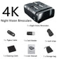 2025 New Video Recorder 4K Night Vision Binoculars 10x Digital Zoom 800m Range 8W Infrared WiFi Telescope for Hunting Camping