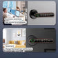 Smart Life App Wifi Remote Control Smart Fingerprint Password Rfid Ic Card Lock Dead Bolt For Indoor Home Wooden Metal Door