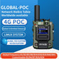 4G Walkie Talkie 5000Km 200 Channels Personalized Names Audio Playback Global Ptt Type C Charger Long Range Ham Two Way Radio