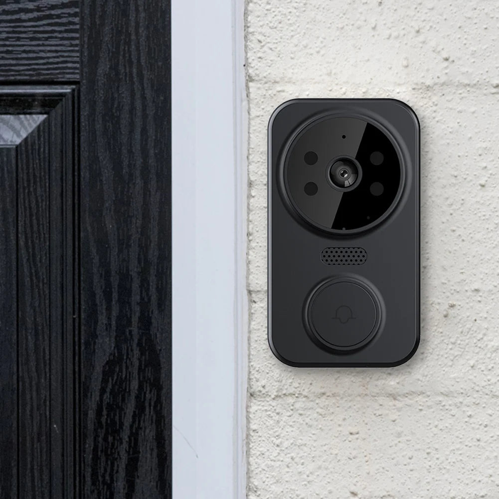 WiFi Video Doorbell Smart Home Door Bell Night Vision Wireless Visual Intercom Doorbell Two-Way Audio Visual Doorbell Monitoring