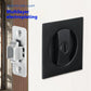 Slider door lock; square sliding door lock for home bedroom and bathroom with double hooks