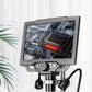 DDCAMERA 9-INCH LCD Digital Microscope 12MP 1600X Coin Microscopes With Metal Stand 1080P Microscopes Camera for Plant/Rock
