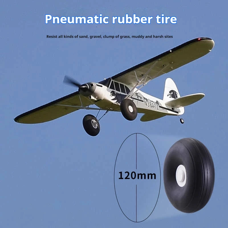 FMS Remote Control Model Plane 1300MM 1.3M PA-18 J3 Piper Super Cub RC Airplane PNP Trainer Electric Aircraft Outdoor Sports