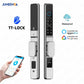 Waterproof Sliding Door Smart Lock TTLock App Alexa Fingerprint Digital Code RFID Card Anti-Lock Aluminum Glass Electronic Lock