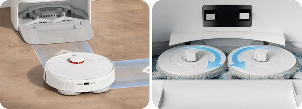 2025 Xiaomi Self Robot Vacuum Cleaners Mop 2 Smart Home Sweeping High Speed Rotary Scrubbing 5000PA Cyclone Suction LDS Laser