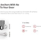 GIMDOW Bluetooth-compatible smart door lock can smart key/password /APP unlock with Tuya smart or smart life APP Electronic Lock