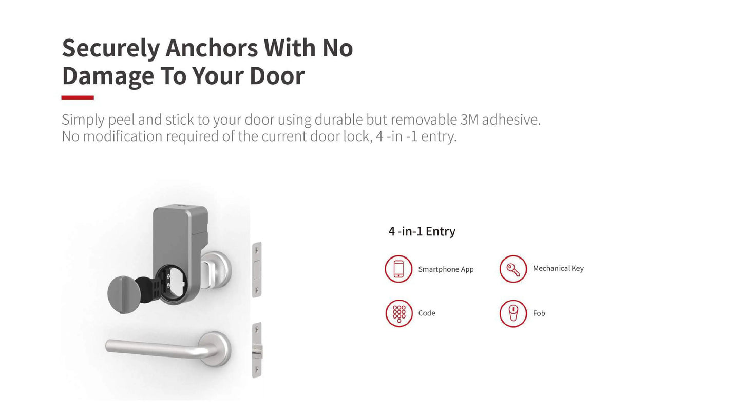 GIMDOW Bluetooth-compatible smart door lock can smart key/password /APP unlock with Tuya smart or smart life APP Electronic Lock